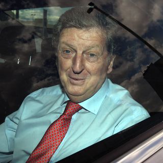Roy Hodgson arrives at Wembley